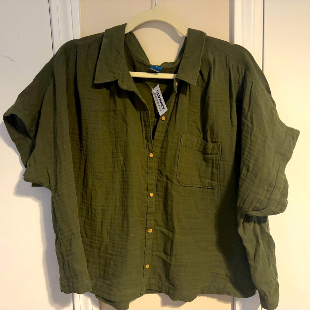 Linen Button Up Shirt